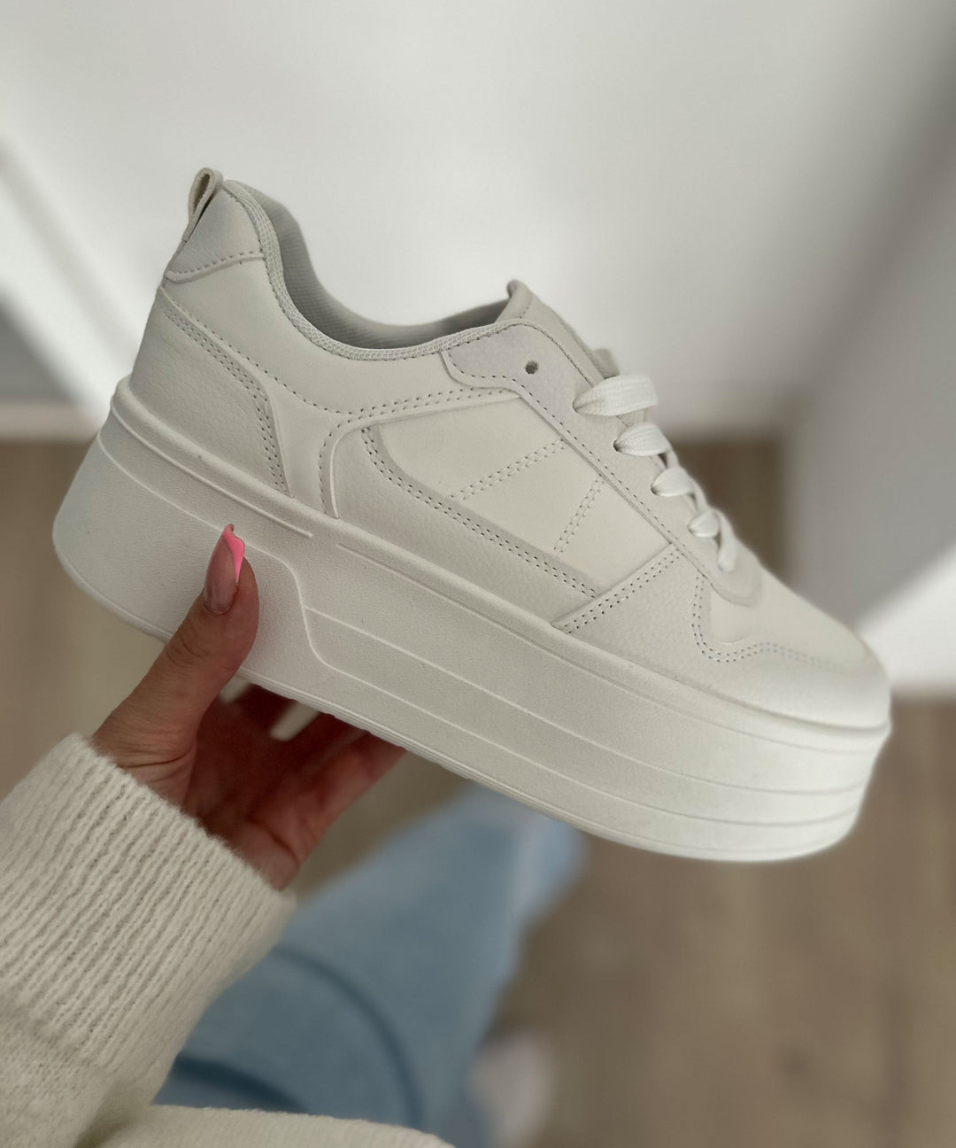 Drune | Sneaker Georgia Weiß
