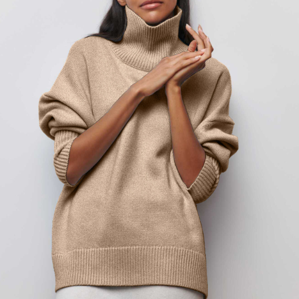 Drune | Weicher Oversized Rollkragenpullover