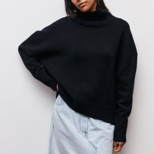 Drune | Weicher Oversized Rollkragenpullover