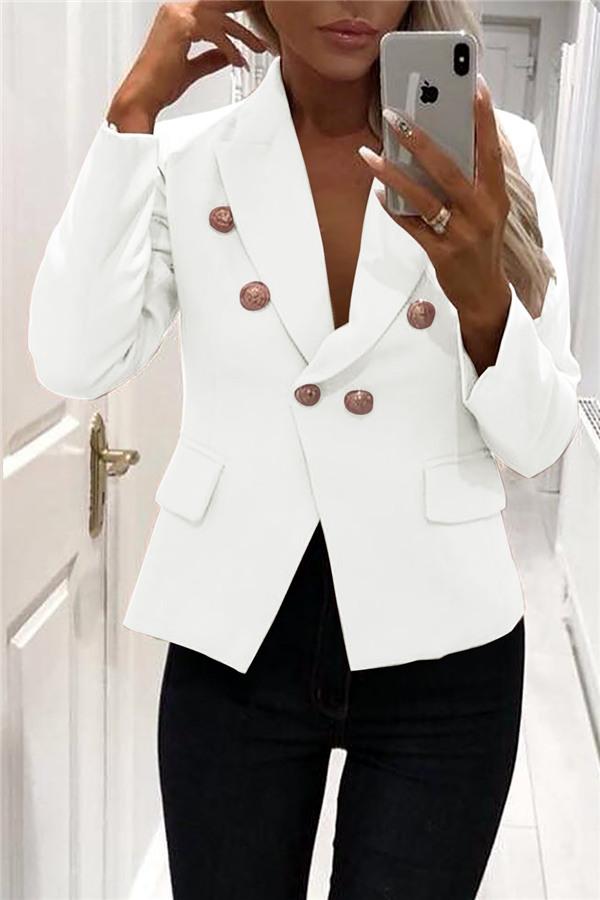 Drune | Eleganter Blazer Mit Knöpfen