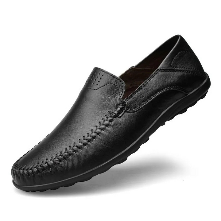 Drune | Herren Sommer Loafer Schwarz