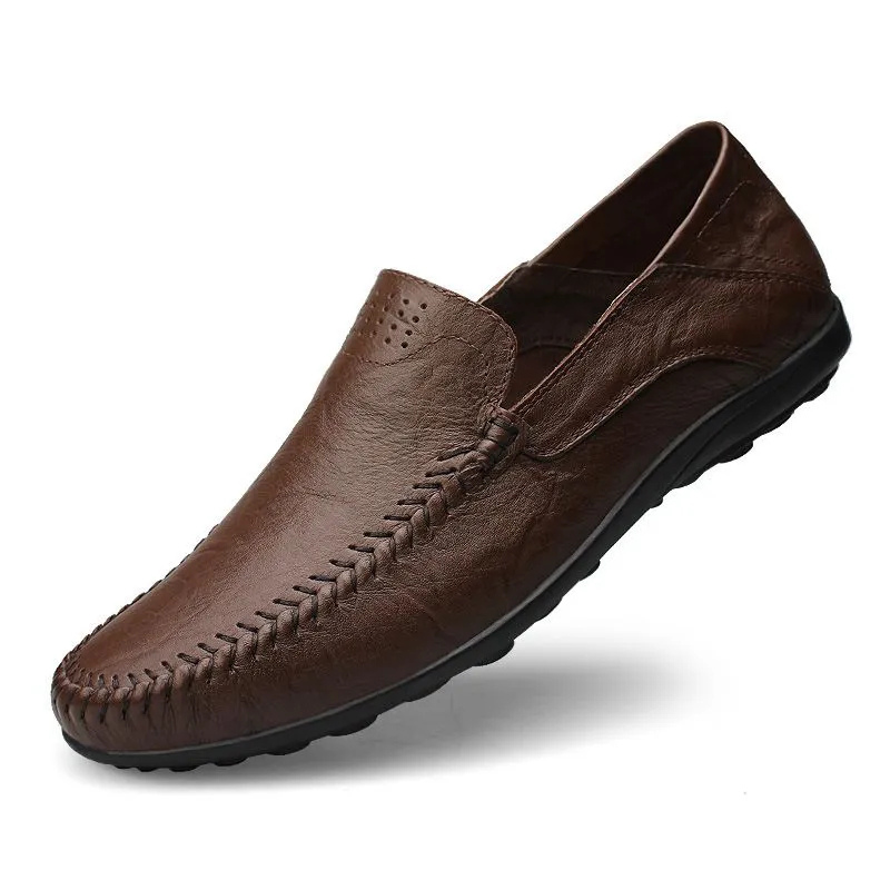 Drune | Herren Sommer Loafer Schwarz