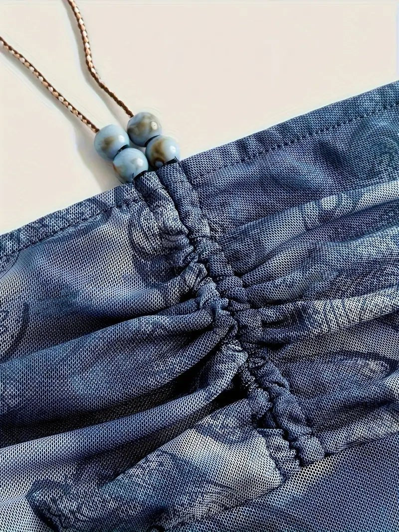 Drune | Rüschbluse mit Off-Shoulder-Schnitt
