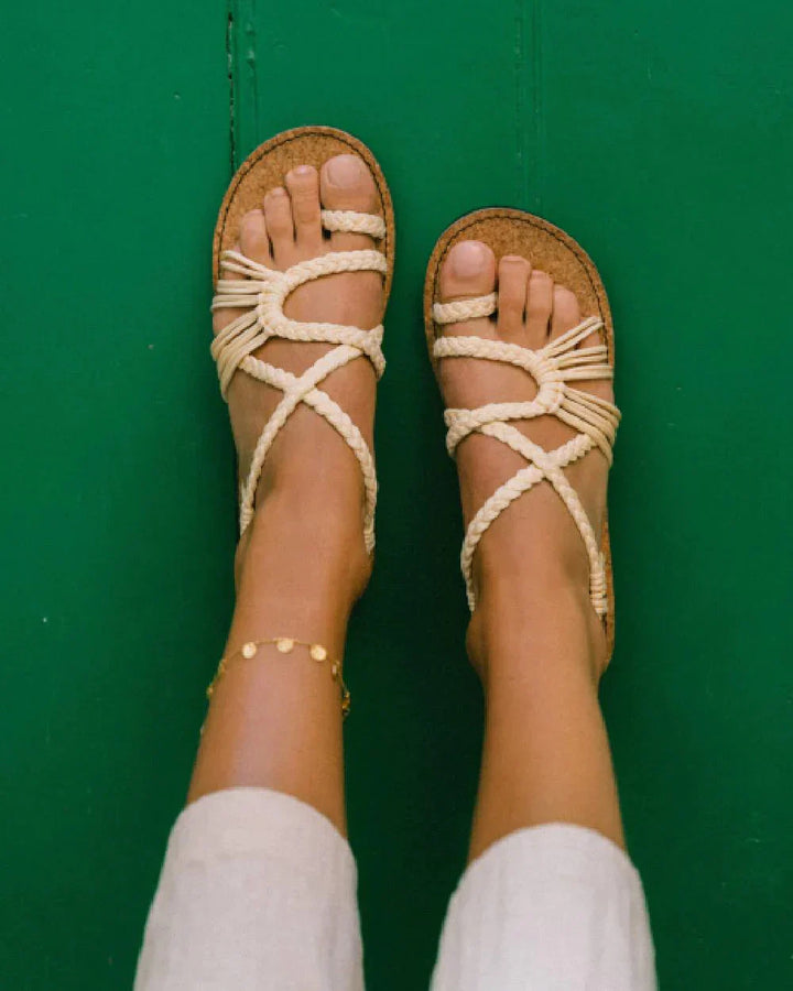 Drune | Damen Bunte Strandsandalen