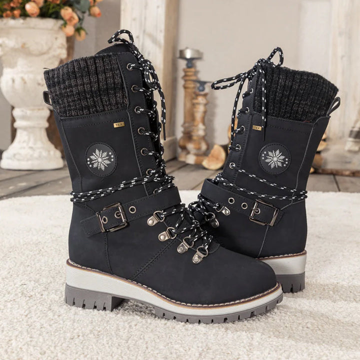 Drune | Warm und Elegant Schneestiefel