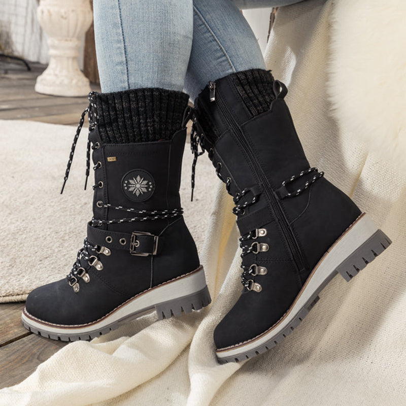 Drune | Warm und Elegant Schneestiefel