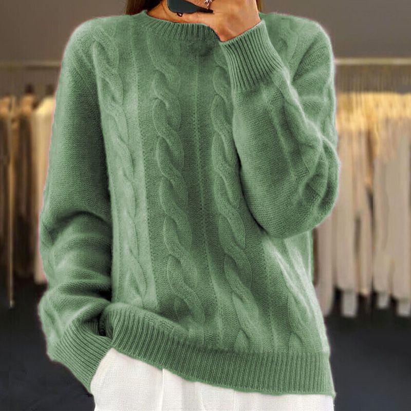 Drune | Strickpullover Erna Bequem & Elegant Weiche Gestrickte Textur