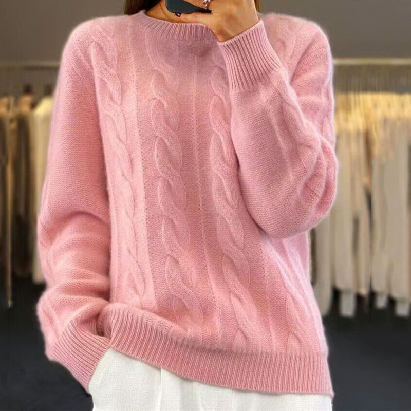 Drune | Strickpullover Erna Bequem & Elegant Weiche Gestrickte Textur