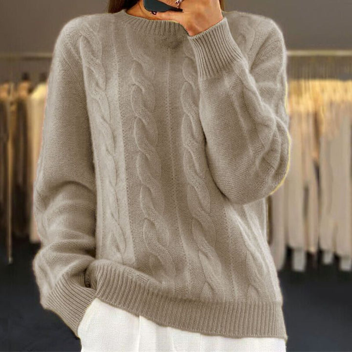 Drune | Strickpullover Erna Bequem & Elegant Weiche Gestrickte Textur