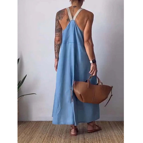 Drune | Weiche Baumwoll Leinen Kleid