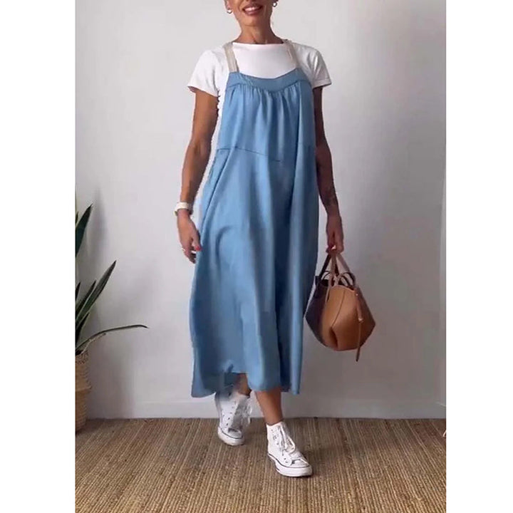 Drune | Weiche Baumwoll Leinen Kleid