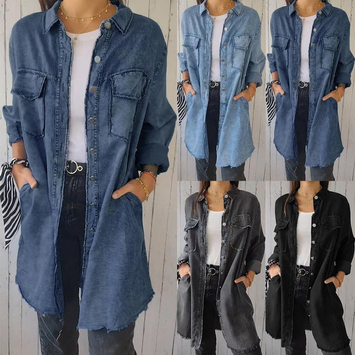 Drune | Oversized Jeanshemd