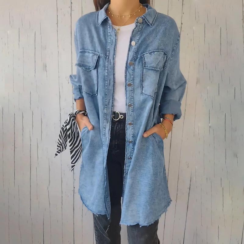 Drune | Oversized Jeanshemd