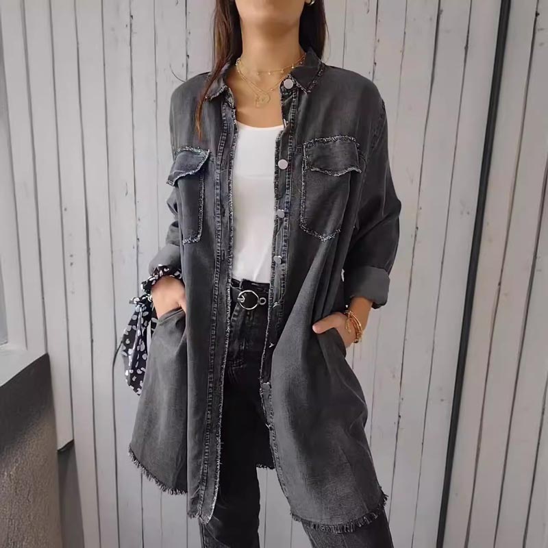 Drune | Oversized Jeanshemd