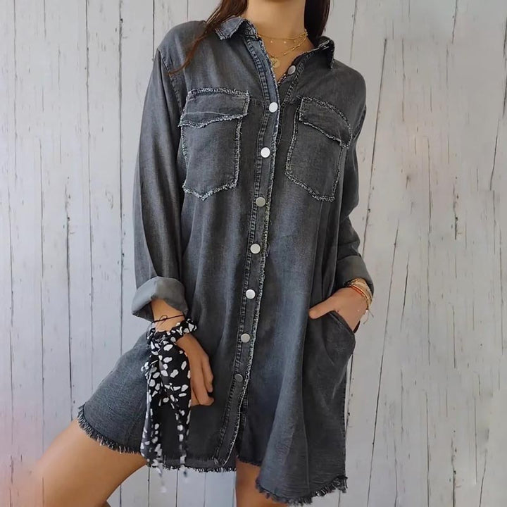 Drune | Oversized Denim Hemd