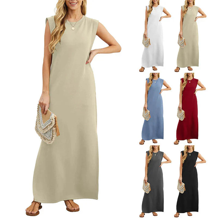 Drune | Elegantes Ärmelloses Maxikleid
