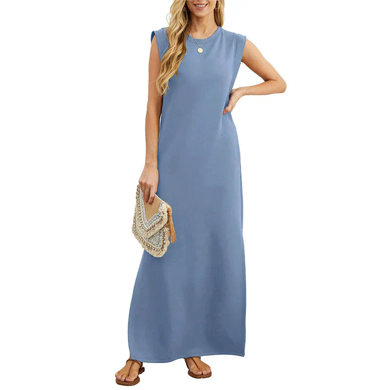 Drune | Elegantes Ärmelloses Maxikleid