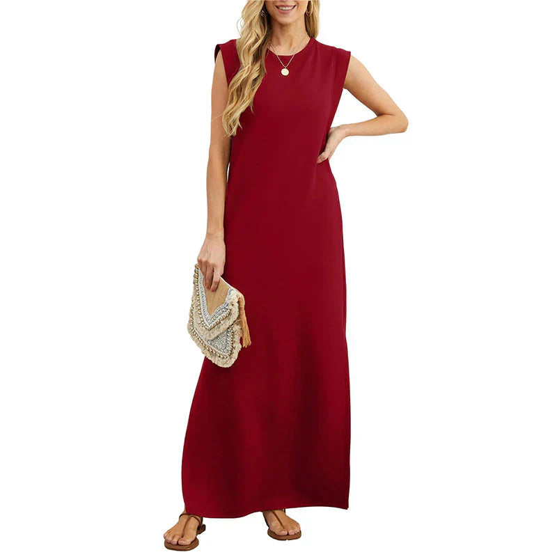 Drune | Elegantes Ärmelloses Maxikleid