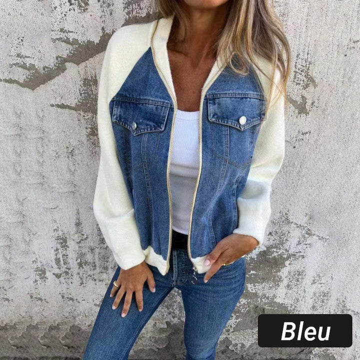 Drune | Jeansjacke mit Patchwork