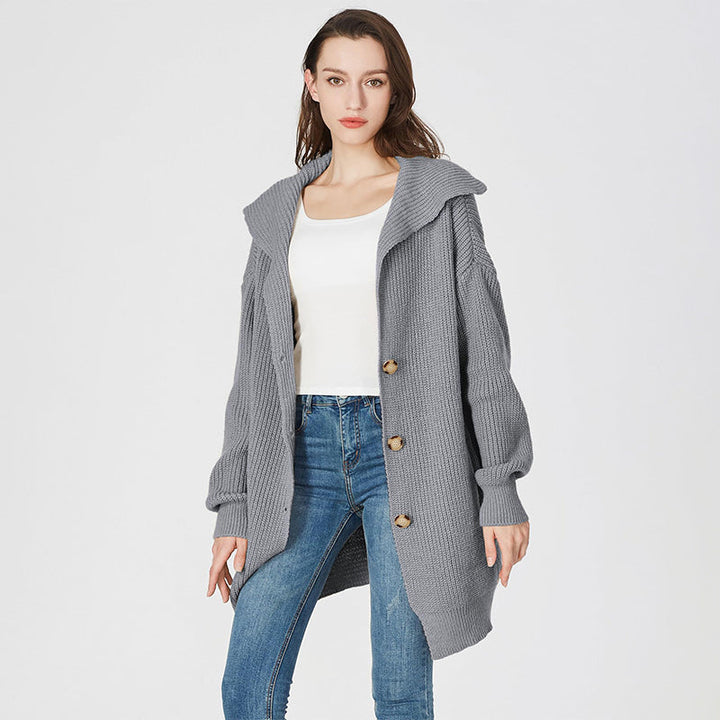 Drune | Lange und vielseitige Strickjacke für Damen