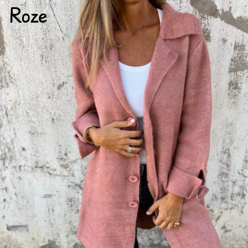 Drune | Langer Eleganter Mantel für Damen