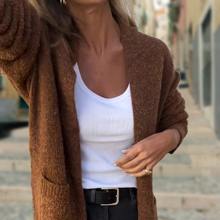 Drune | Warme Weiche Strickjacke Für Damen