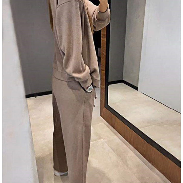 Drune | Zweiteilig: Strickjacke mit Knopfleiste und passender Hose