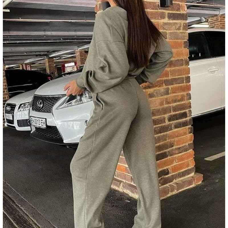 Drune | Zweiteilig: Strickjacke mit Knopfleiste und passender Hose