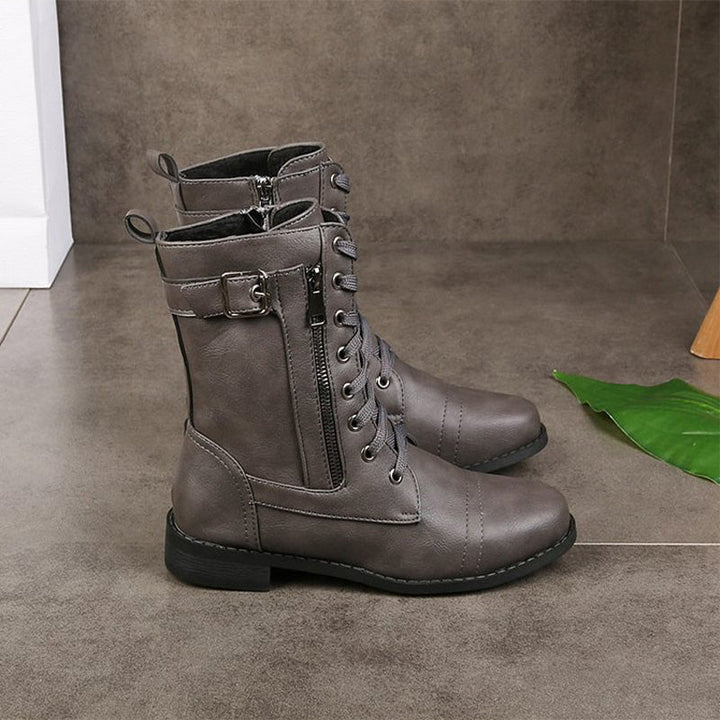 Drune | Orthopädische Stiefeletten mit seitlichem Reißverschluss