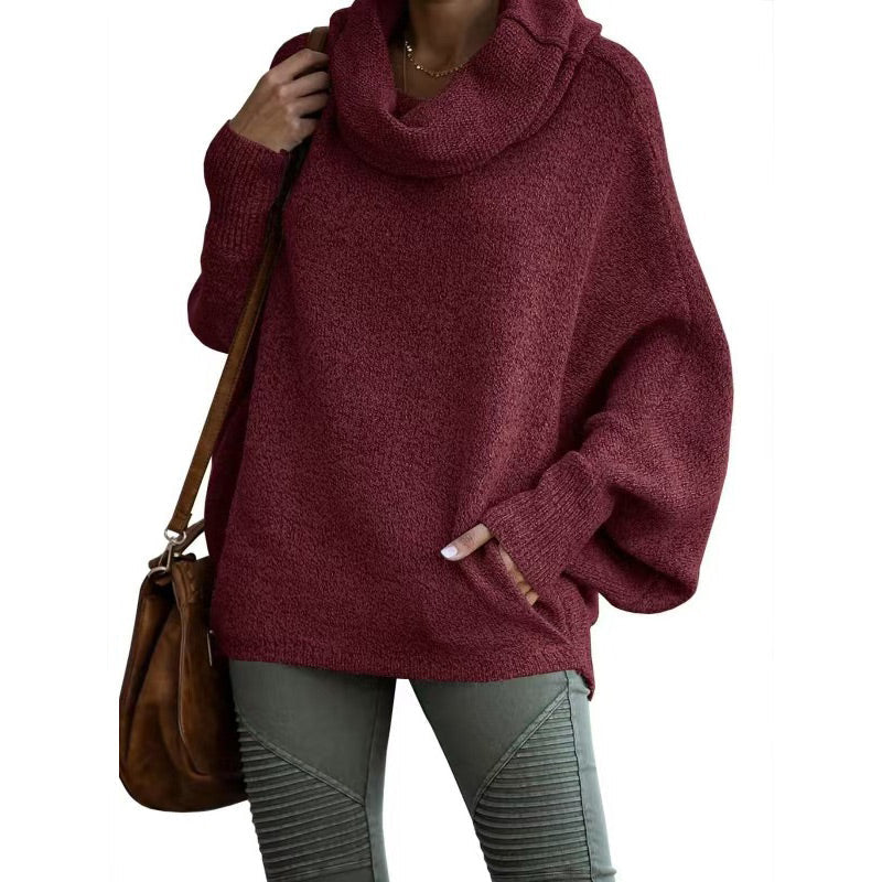 Drune | Strickpullover mit Hohem Kragen Weich und Warm Perfekt Für Herbst und Winter