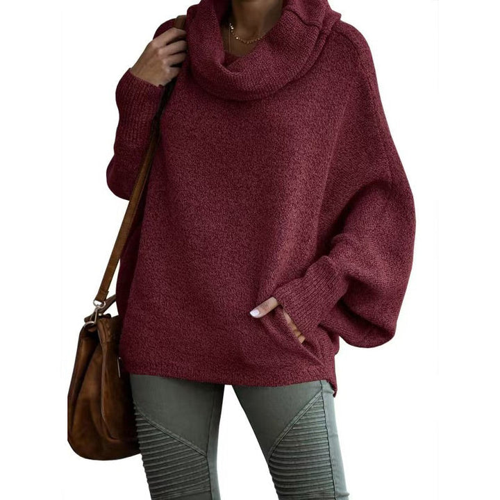 Drune | Strickpullover mit Hohem Kragen Weich und Warm Perfekt Für Herbst und Winter
