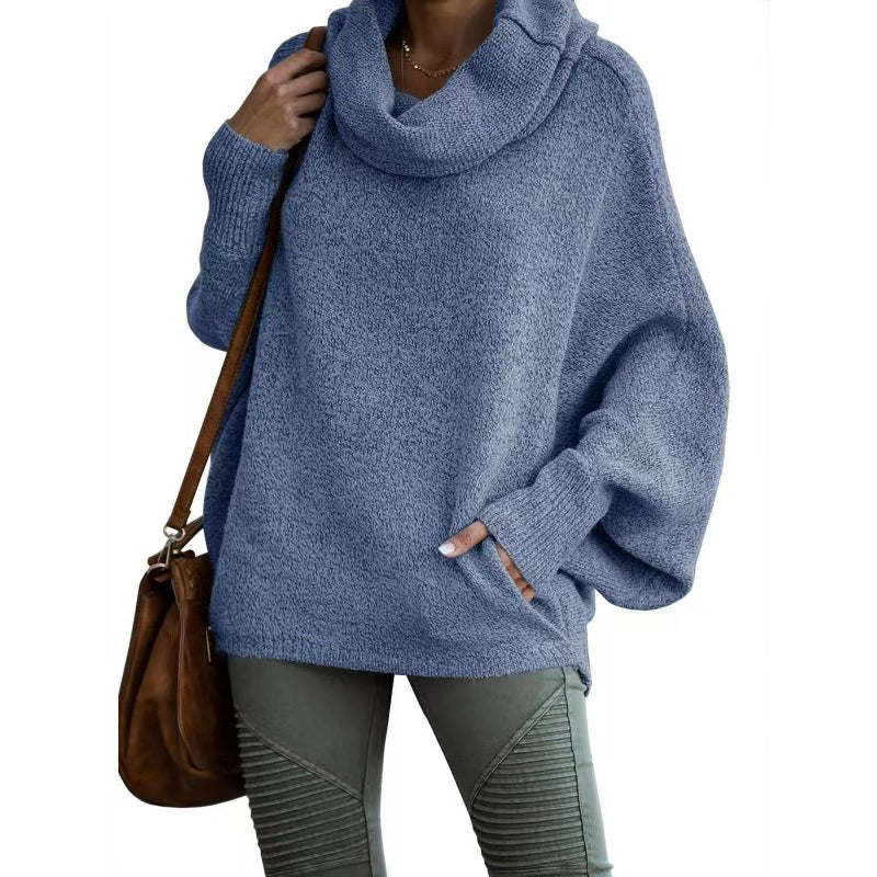Drune | Strickpullover mit Hohem Kragen Weich und Warm Perfekt Für Herbst und Winter