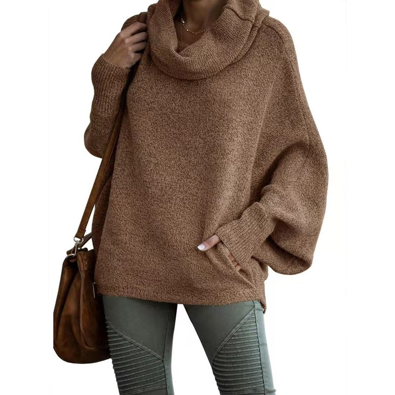 Drune | Strickpullover mit Hohem Kragen Weich und Warm Perfekt Für Herbst und Winter
