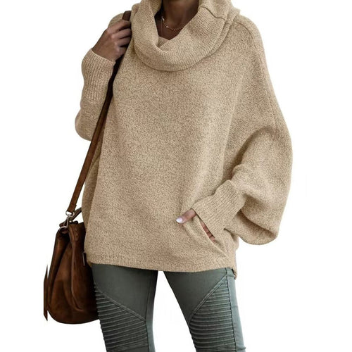 Drune | Strickpullover mit Hohem Kragen Weich und Warm Perfekt Für Herbst und Winter