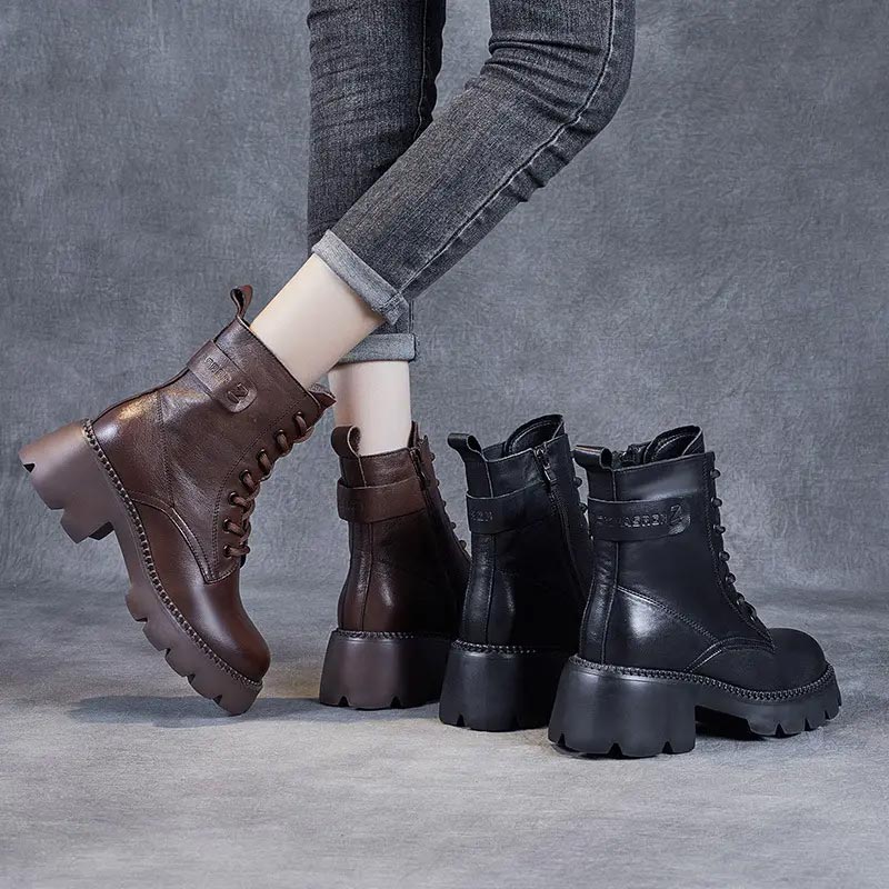 Drune | Stylische Orthopädische Lederstiefel