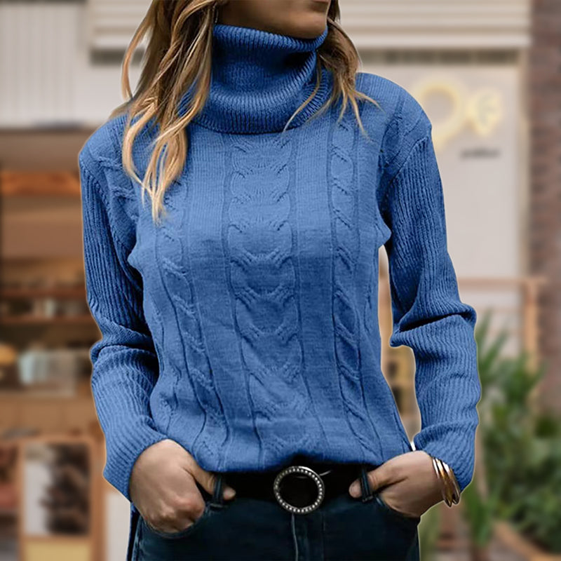 Drune | Stilvolle Damen Rollkragenpullover mit Langen Ärmeln