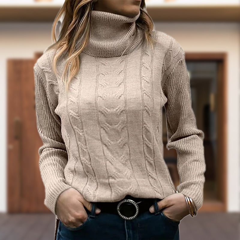 Drune | Stilvolle Damen Rollkragenpullover mit Langen Ärmeln