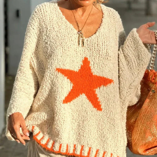 Drune | V-Ausschnitt Strickpullover