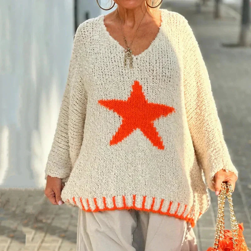 Drune | V-Ausschnitt Strickpullover