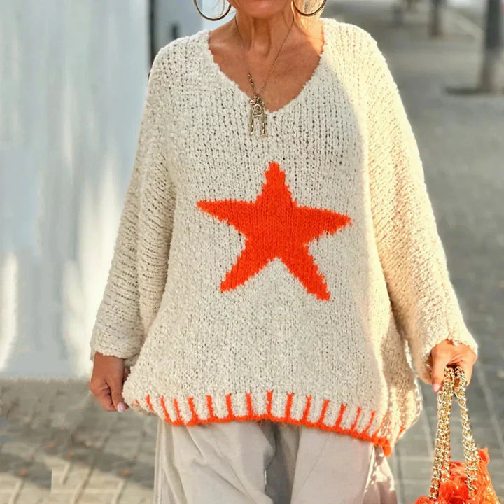 Drune | V-Ausschnitt Strickpullover