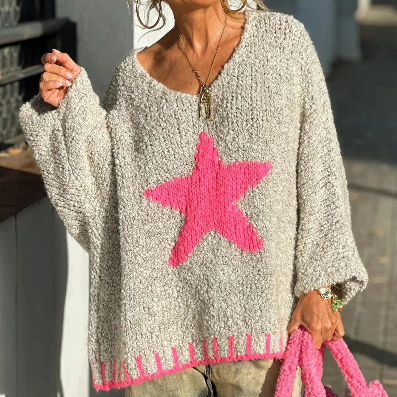 Drune | V-Ausschnitt Strickpullover