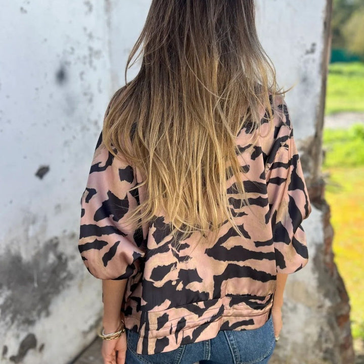 Drune | Damen-Bomberjacke mit praktischem Reißverschluss