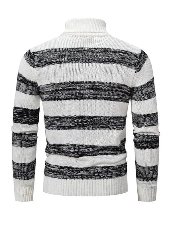 Drune | Patchwork Rollkragenpullover für Herren