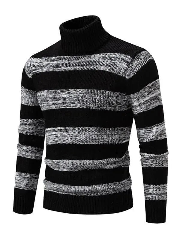 Drune | Patchwork Rollkragenpullover für Herren