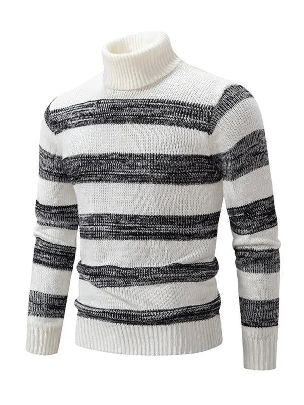 Drune | Patchwork Rollkragenpullover für Herren