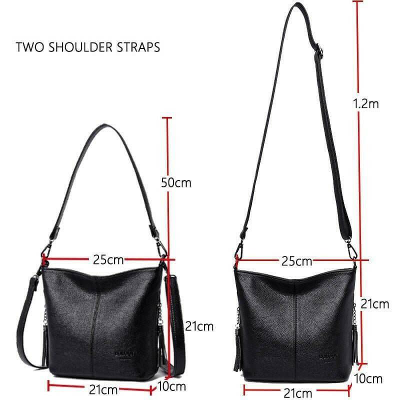 Drune | Leder Schultertasche Organisiert Bleiben Mit Stil!