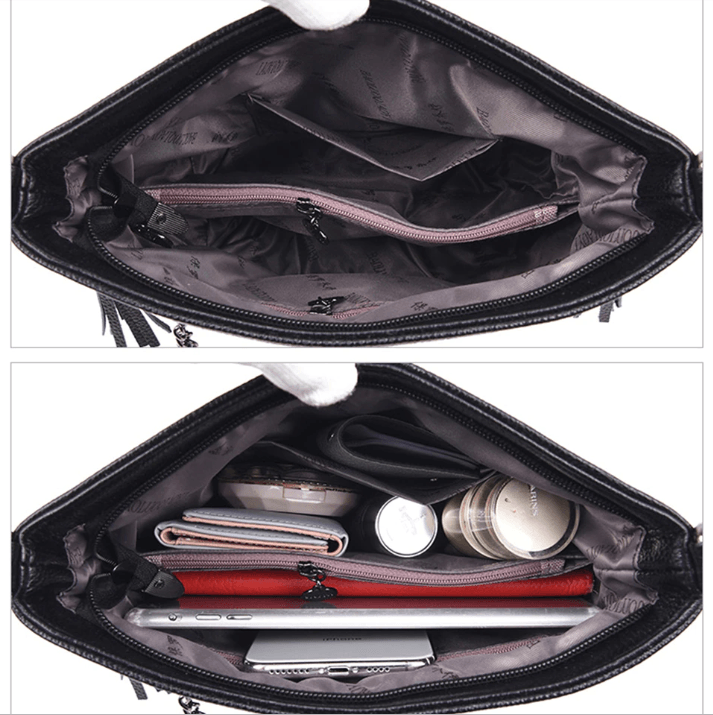 Drune | Leder Schultertasche Organisiert Bleiben Mit Stil!