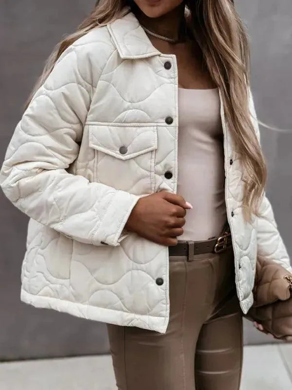 Drune | Stilvolle Lockere Damenjacke mit Knöpfen
