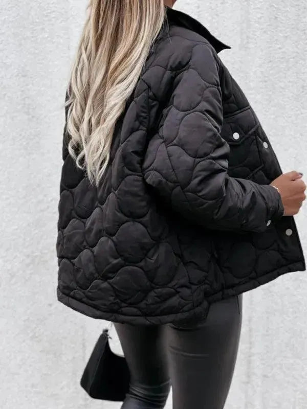 Drune | Stilvolle Lockere Damenjacke mit Knöpfen