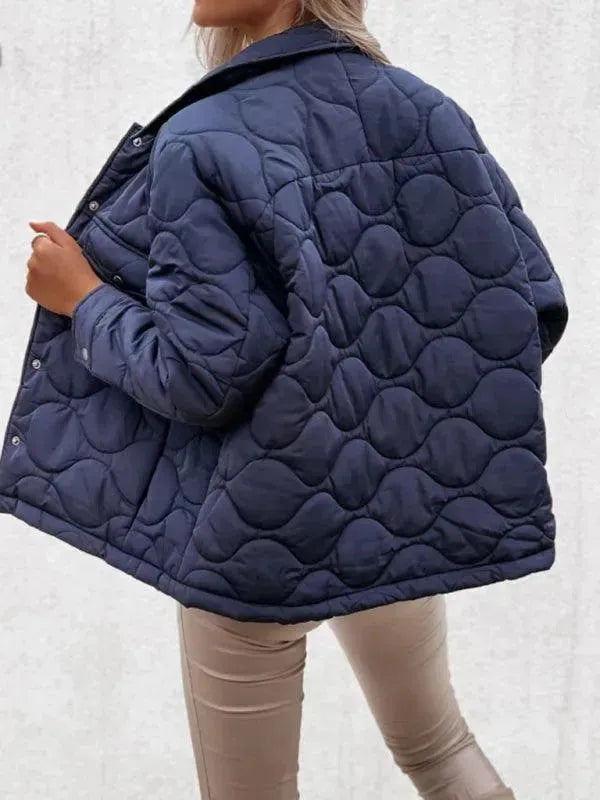 Drune | Stilvolle Lockere Damenjacke mit Knöpfen